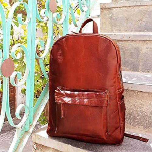 Real Leather Backpack Laptop Bag for Men Women Daypack Travel Casual BagPL1-1.10