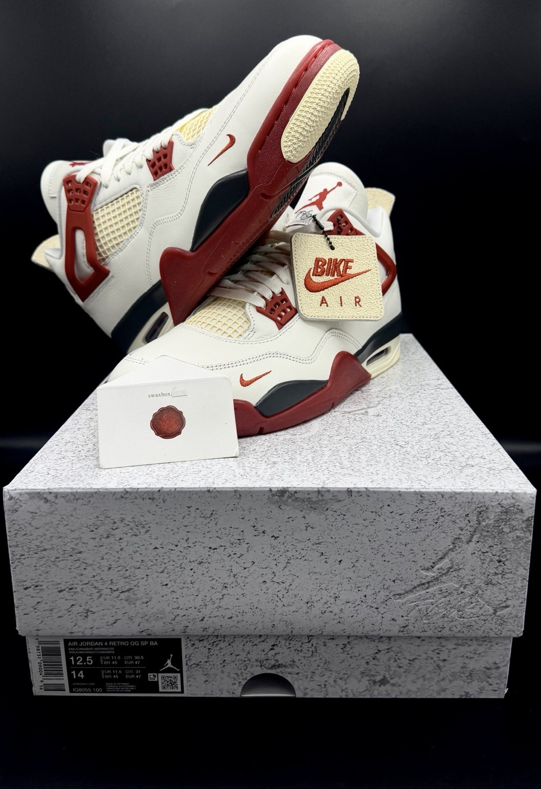 Air Jordan 4 Retro OG Nigel Sylvester Brick After Brick IQ8055-100