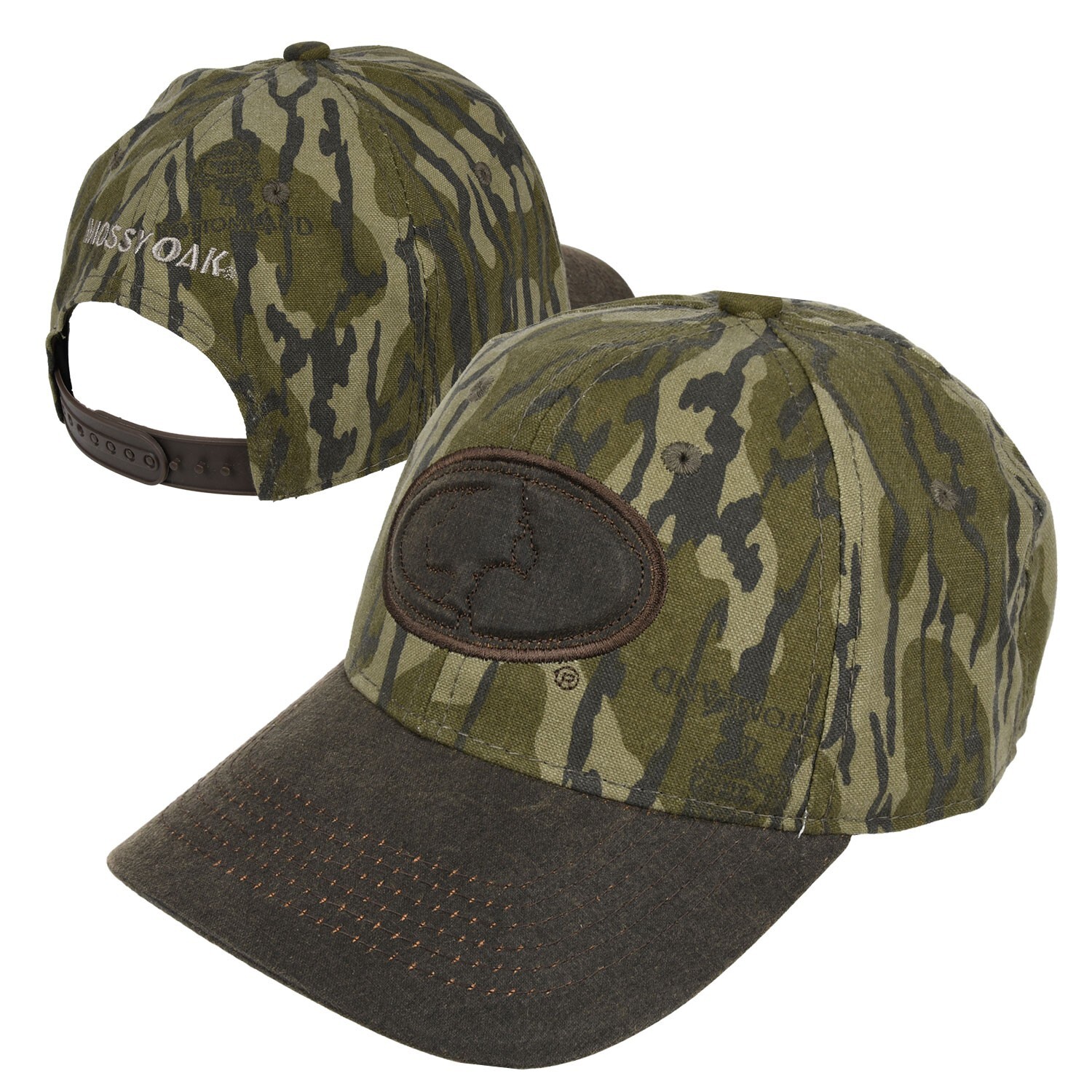 Mossy Oak Oval Patch Cap- MOBL/Brown