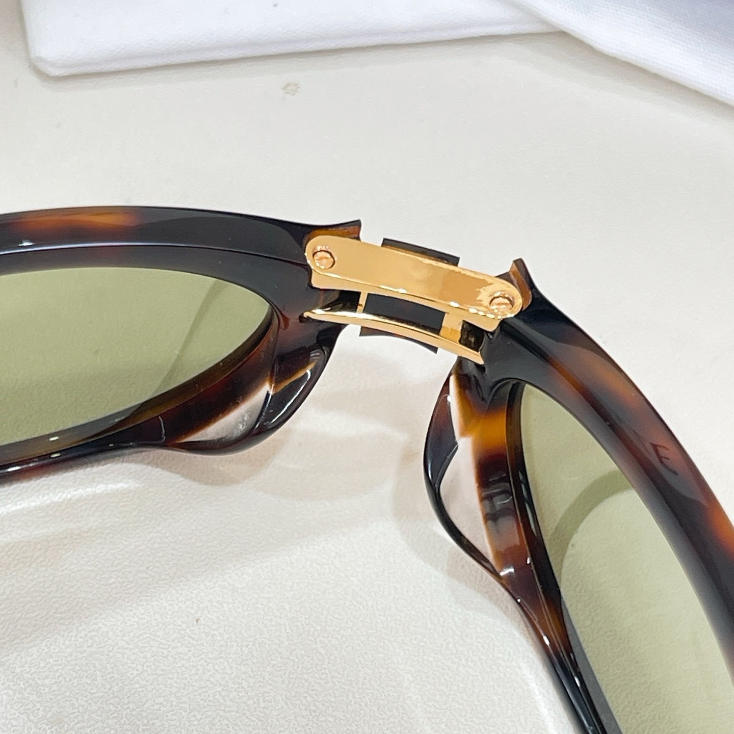 GENTLE MONSTER LOLANG Havana Light Green 55口21-132 Sunglasses New w/ Case