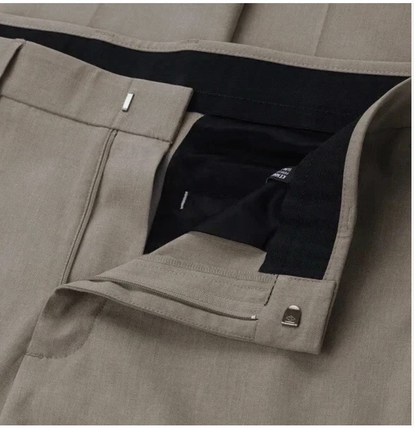 Kenneth Cole Men’s Slim Fit Dress Pants Stretch Waist Comfort Blue,Tan ,Gray