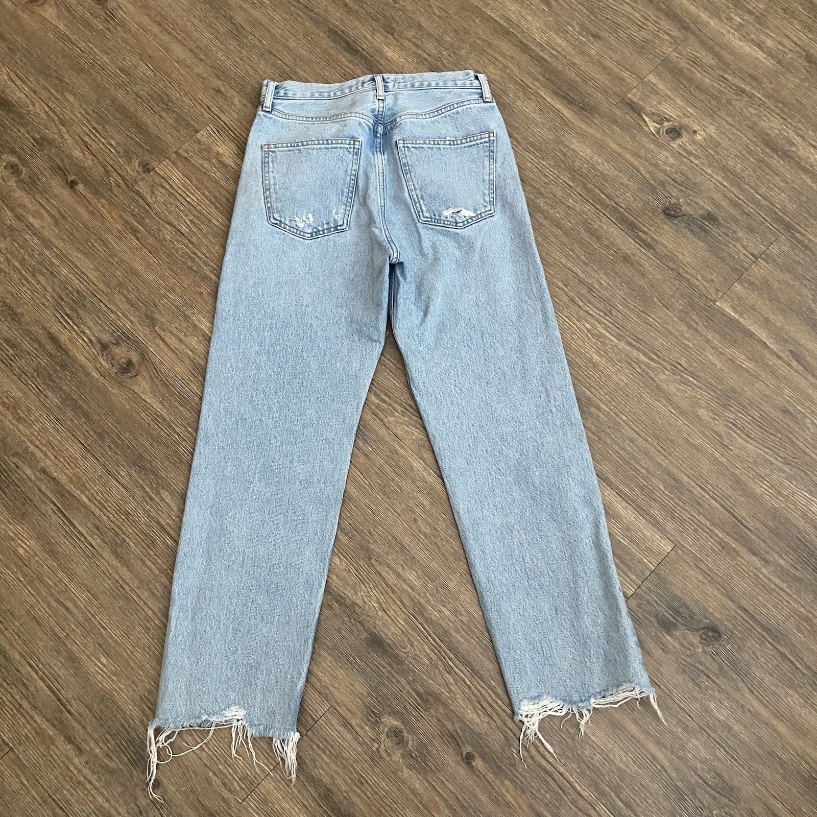 AGOLDE 90’s Pinch Waist Crop Straight Leg Jean Size 24 In Nerve