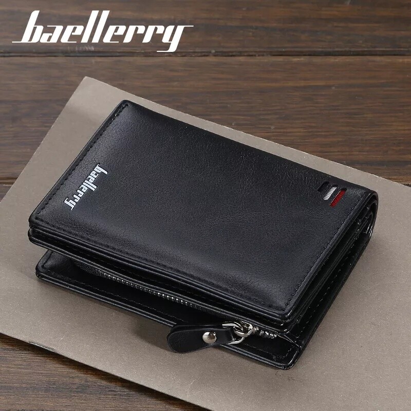Mens RFID Blocking Leather Wallet Credit Card ID Holder Zipper Purse Waterproof