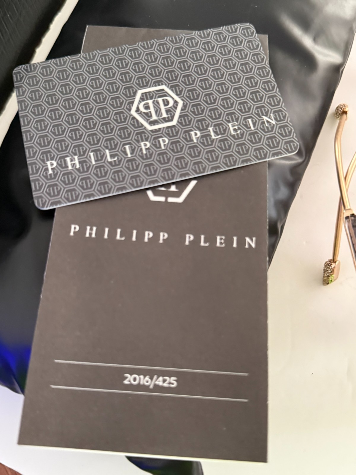 Philipp Plein SPP121S Plein Queen Sunglasses Cream White 3GFX 56-21-120 NIB
