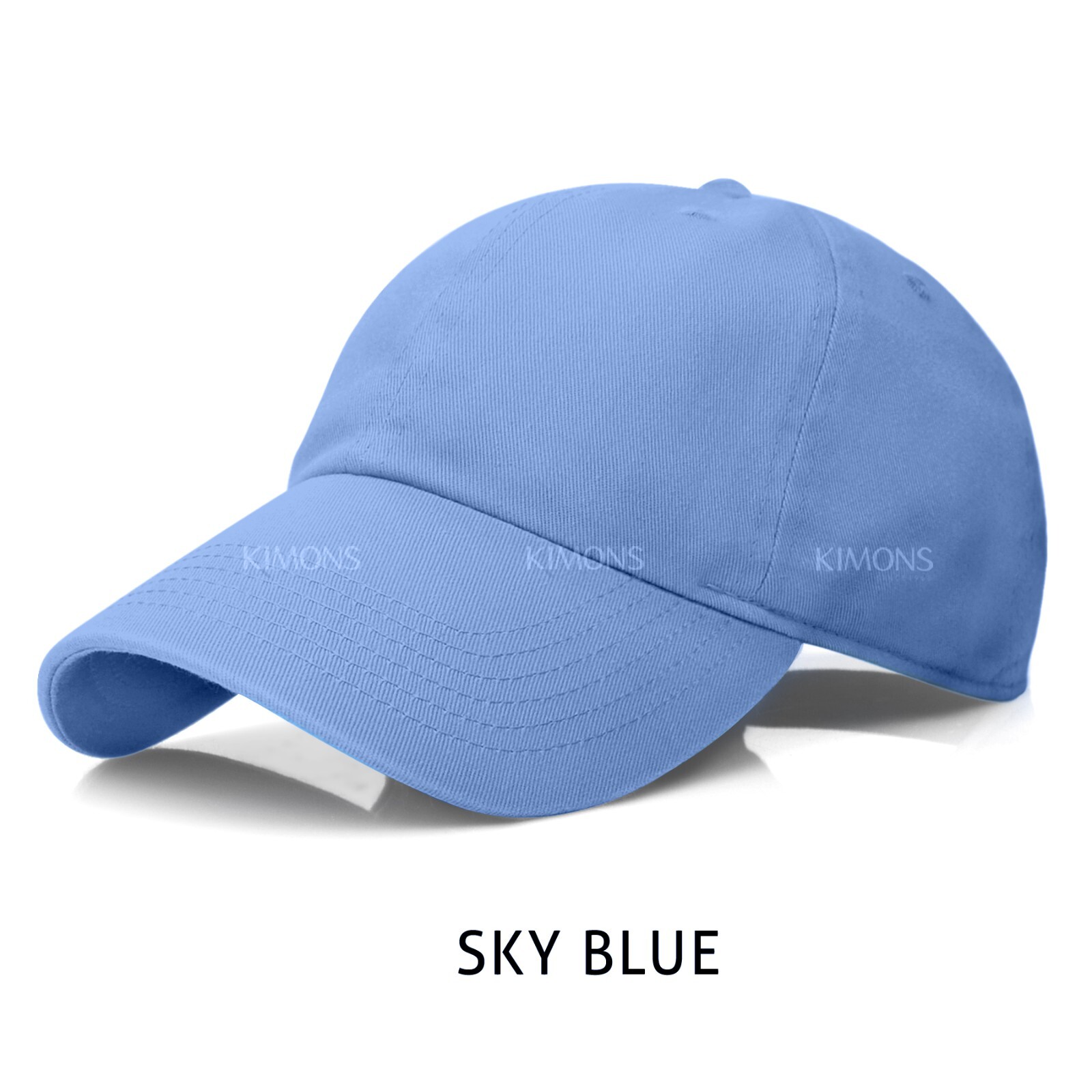 Cotton Baseball Cap Ball Dad Hat Adjustable Plain Solid Washed Men Washed PC