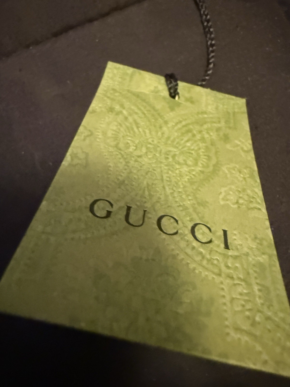 Gucci Wool Knit Logo Fringe Rectangle Scarf Beige Red Blue 190x37cm