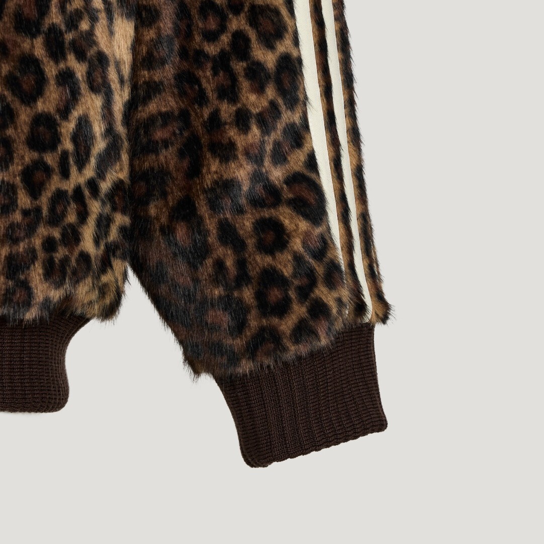 Adidas Originals FW25 JQD TT Track Top Leopard Casual Jacket KU9407 Asian Size