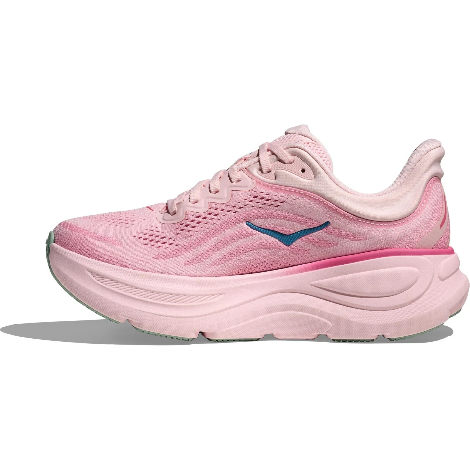 HOKA Bondi 9 Road-Running Shoes – Women’s,Color: Rose Tea-Petal, Brand New
