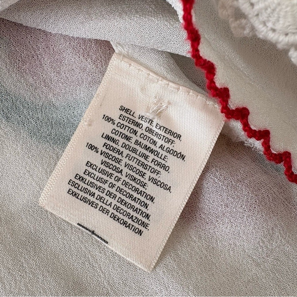 Maeve Anthropologie Embroidered Tank Top Small
