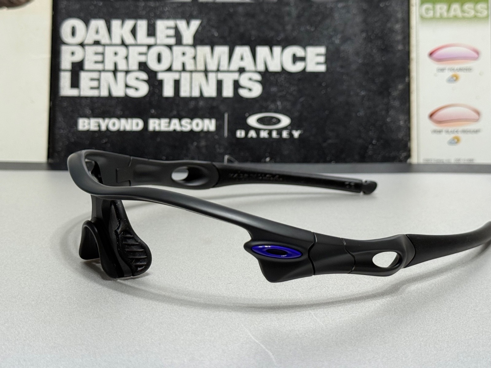 Oakley Radar Path Infinite Hero CARBON frame w/ Purple Icons – SKU# 24-275 132mm
