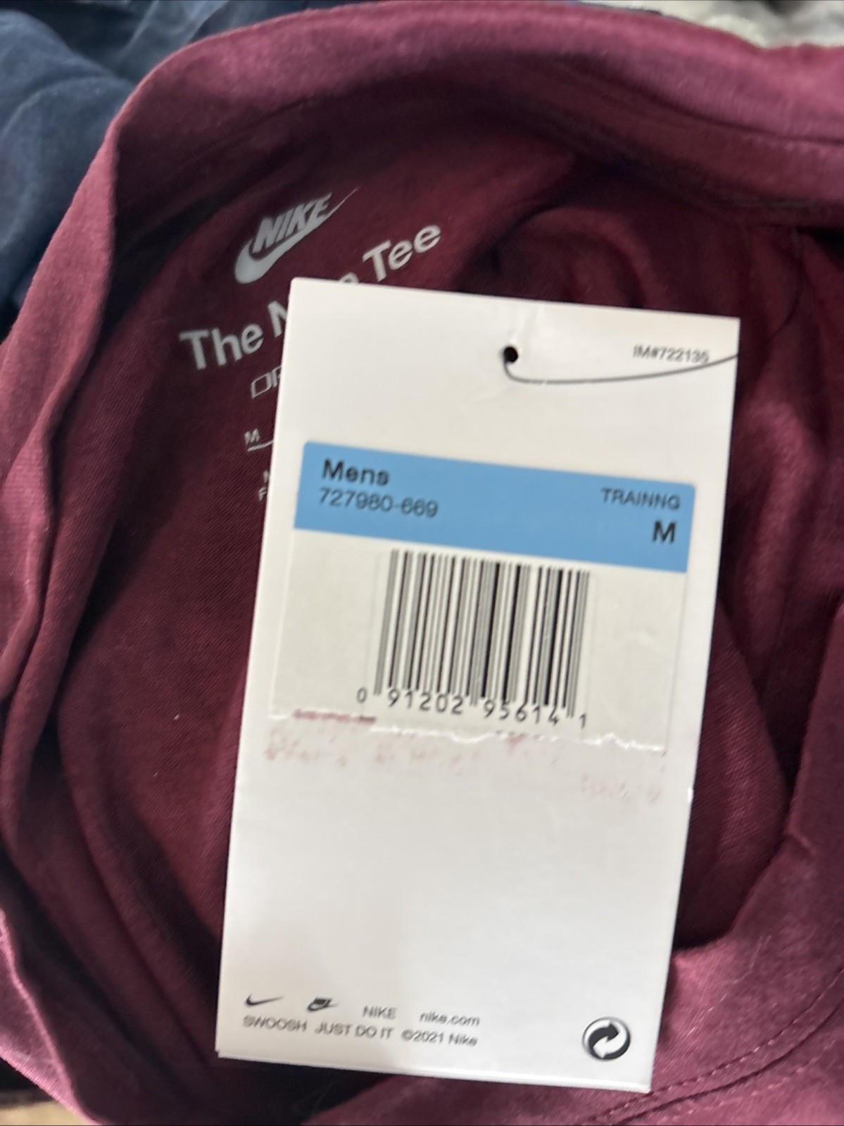 Nike Legend Dri-Fit T-Shirt Long Sleeve Deep Maroon ALL SIZES 727980 NEW