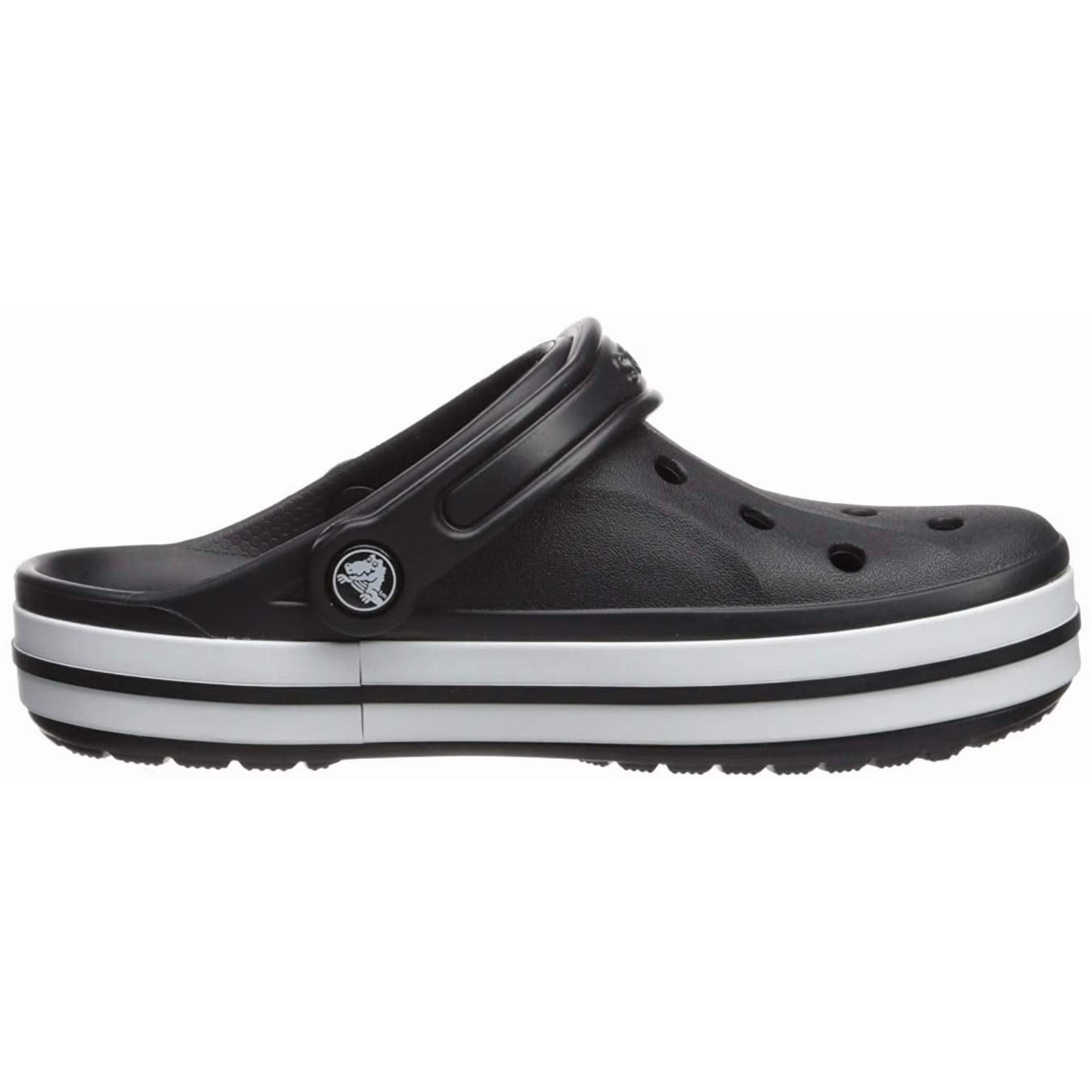 Best seller! Authentic Crocs Unisex Bayaband Clog Ultra Light Black/White