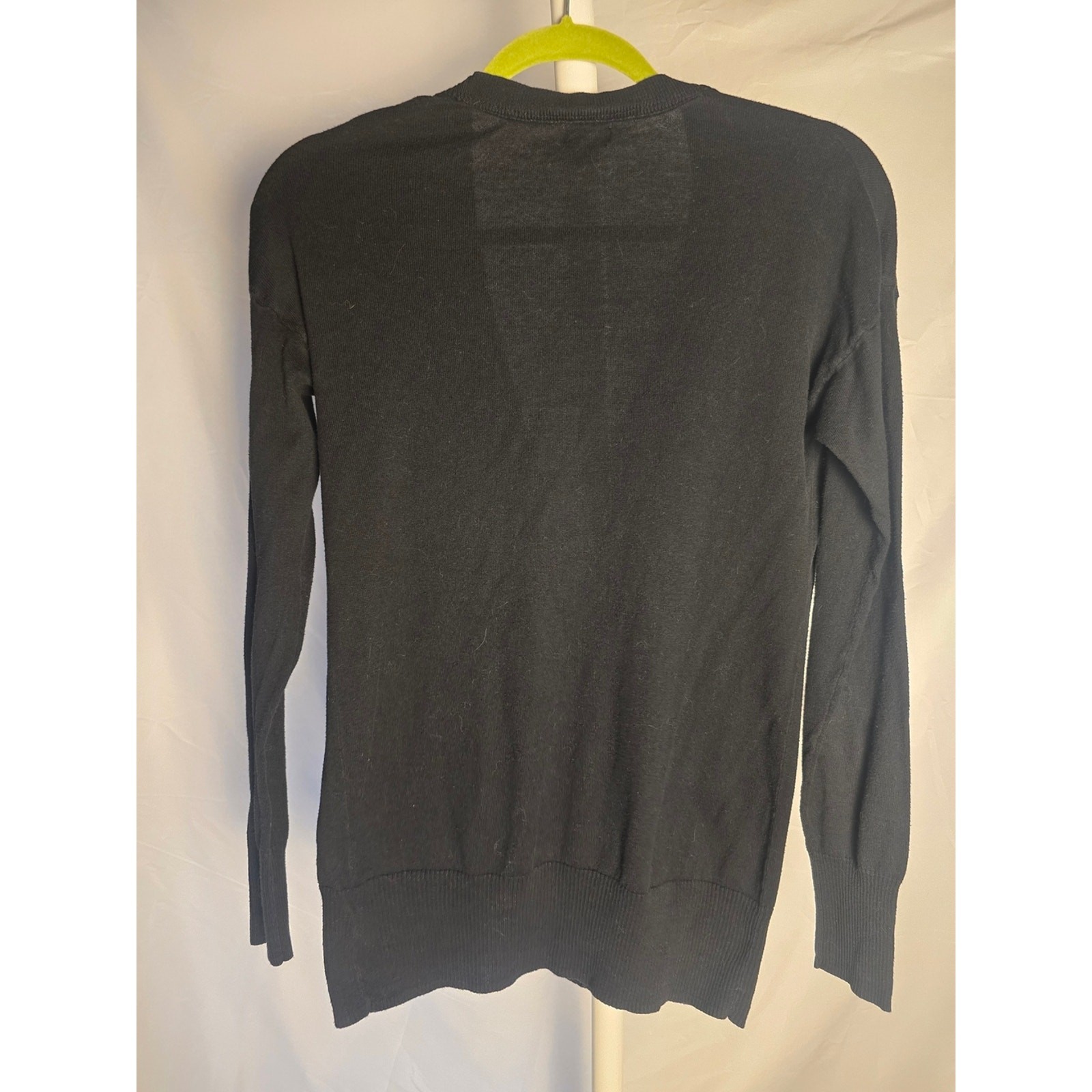 Mossimo Supply Co. Black V-Neck Button-Front Cardigan Sweater Size Small