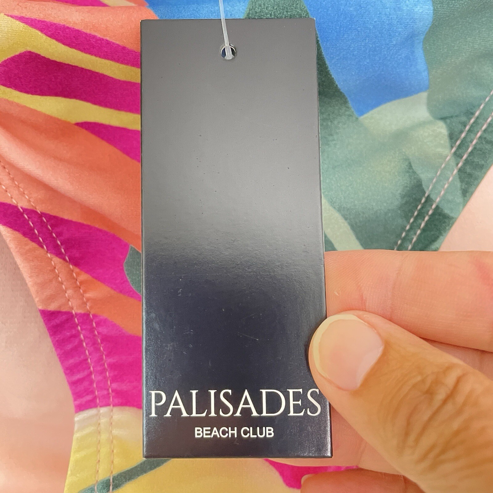 Palisades Beach Club Bikini Mid Rise Moderate Coverage Bottom XL Tropical NEW