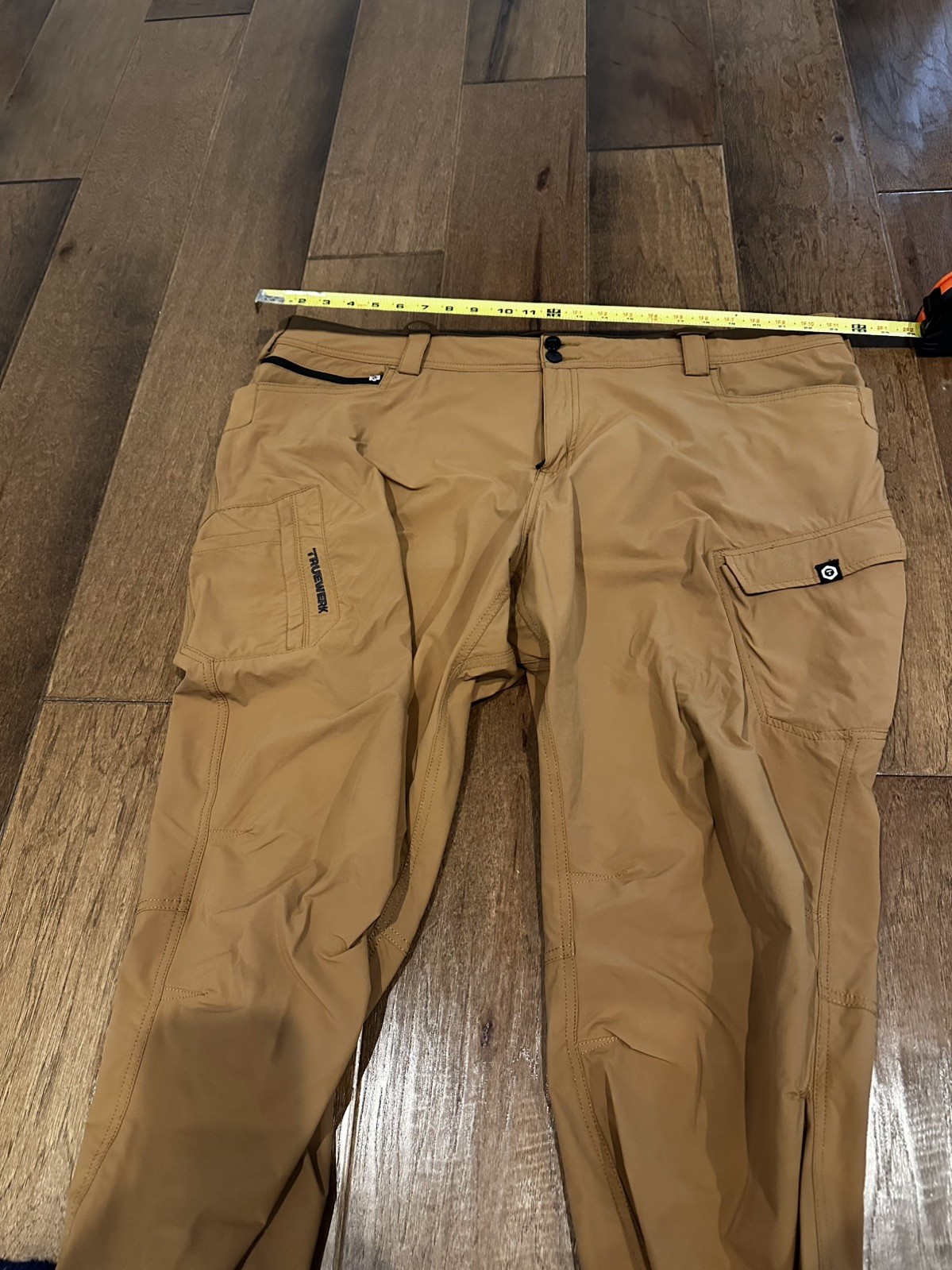 Truewerk Pants Mens 44×26 Werkpant Brown Cargo Tech Pants