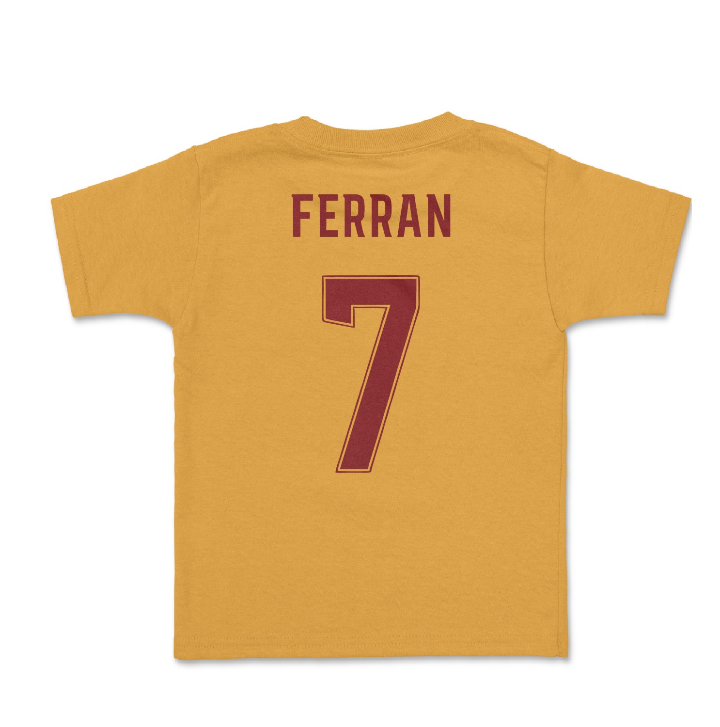 Spain Soccer Pride Ferran 7 Two-Sided Tribute Toddler T-Shirt