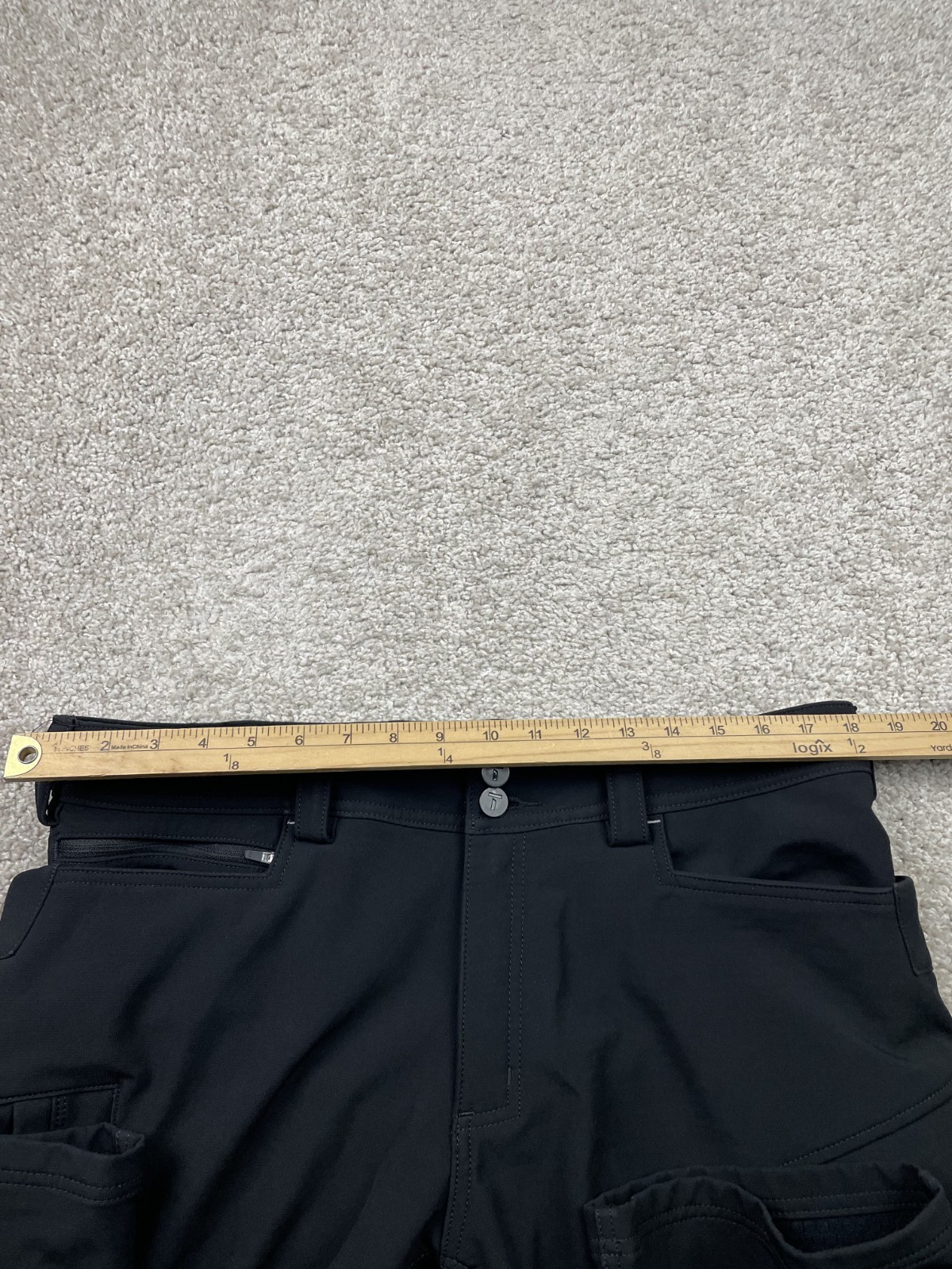 Truewerk Pants Mens 36×34 Black T3 Workpant Fleece Lined Cargo Utility Work