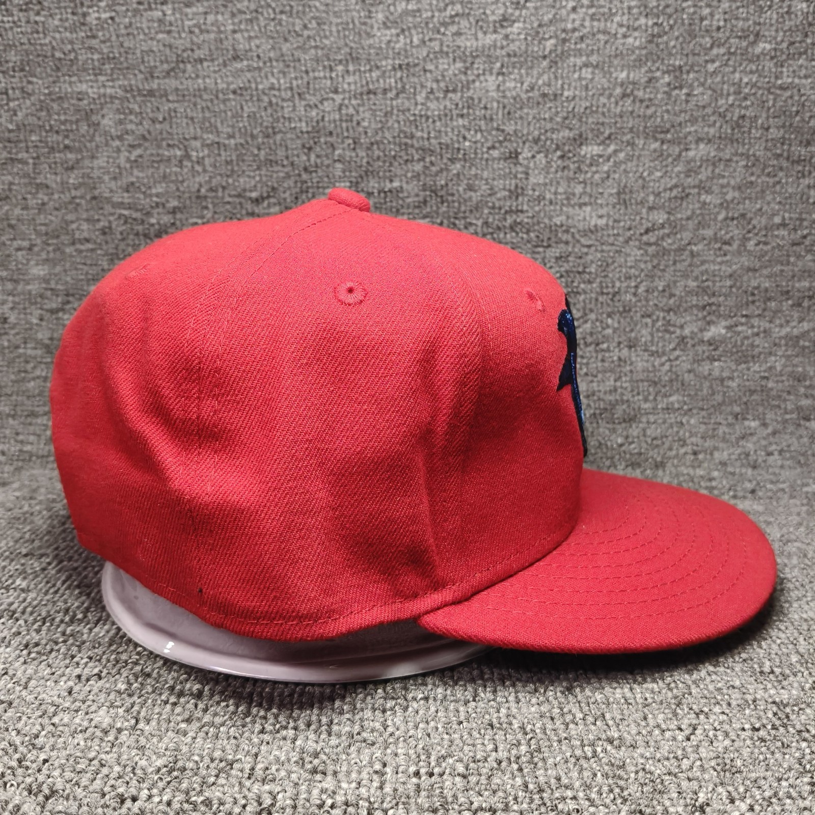 New Era Wilmington Sharks 59FIFTY Fitted Red Flat Brim Hat 7 1 4
