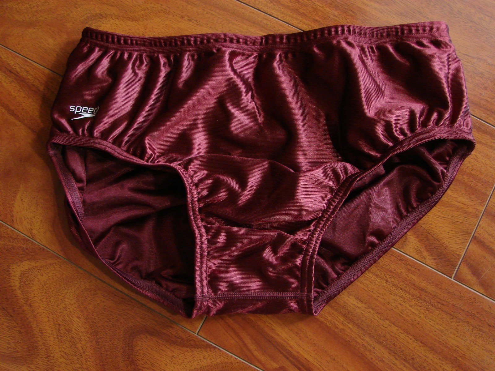 NWT Deep Maroon Racing Swim Brief from Speedo, Youth Size 36