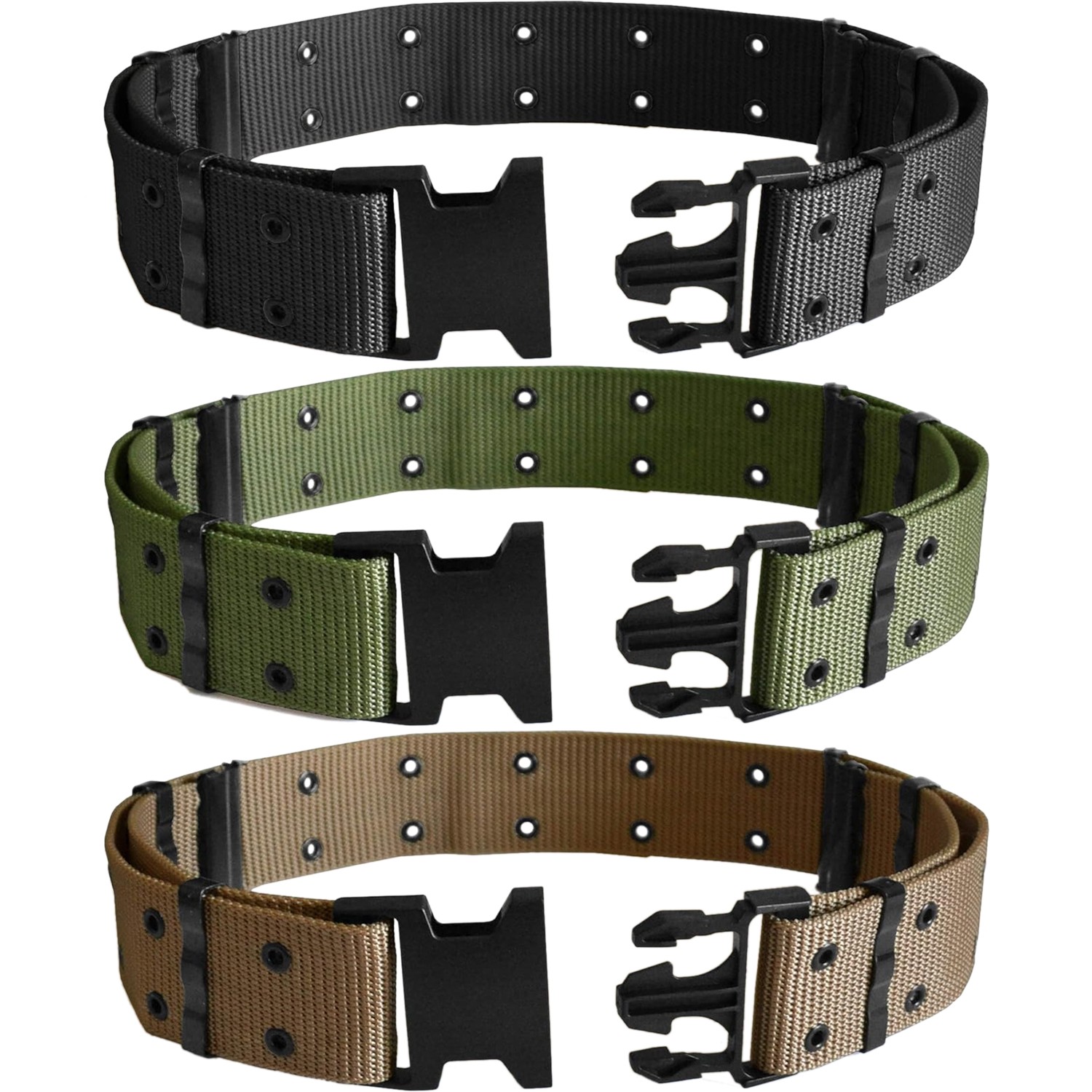 Tactical Belt Adjustable Military Grade Heavy Duty Work Belt for Outdoor Sports
