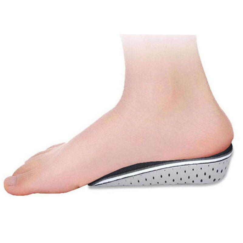 New Heel Lift Insert Insole Shoe Pad Height Increase Cushion Elevator Tall 3.8cm