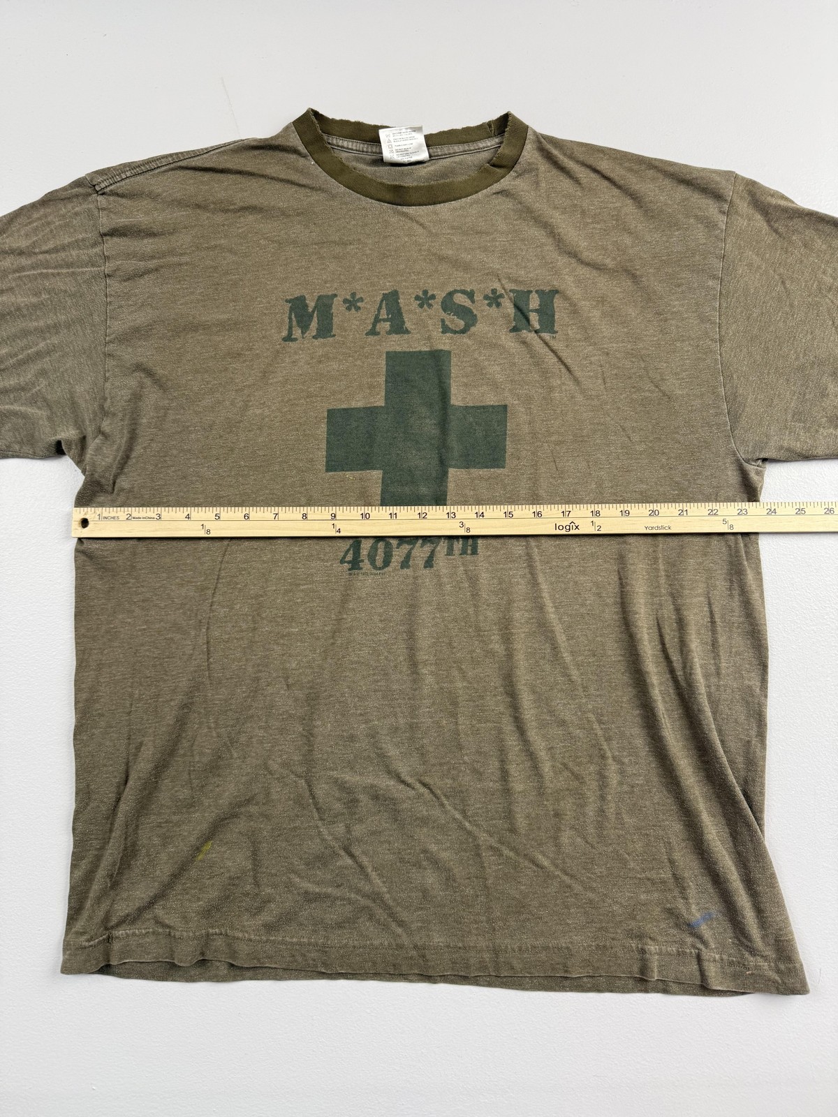 Thunder Creek Shirt Mens Green M*A*S*H 4077th Graphic Tee Military TV Show Read