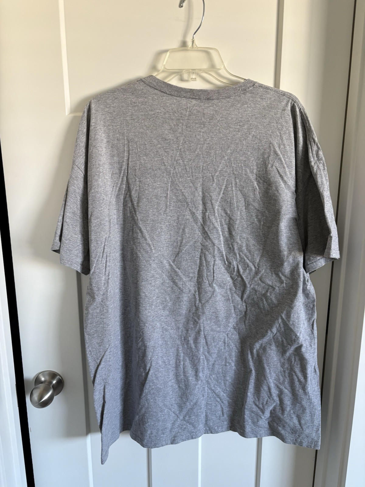 Neff x Star Wars Men’s XXL Baby Yoda Mandalorian Graphic T-Shirt Heather Gray