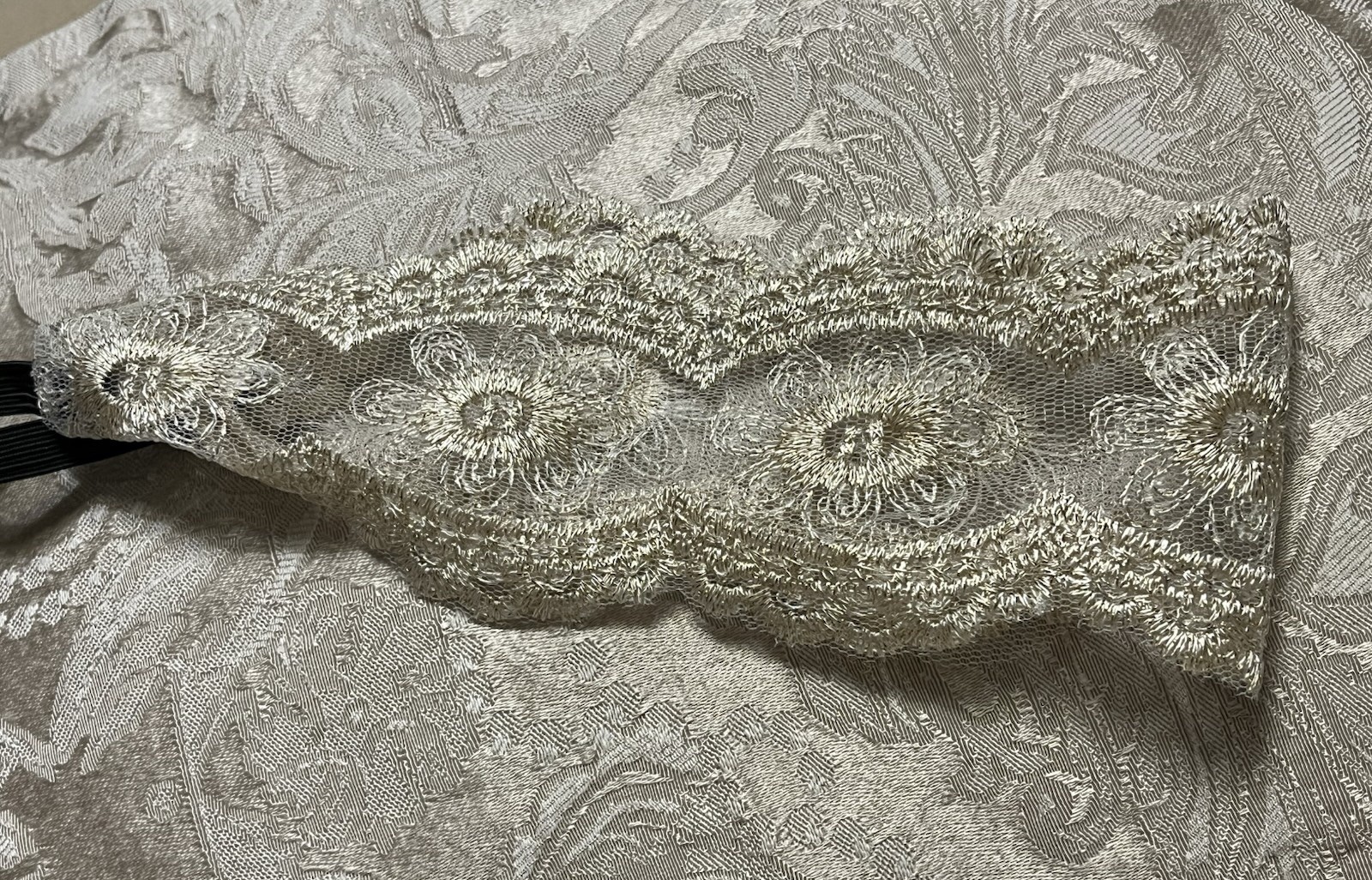 Women Lace Headband Stretch Hairband Elegant Wide Headwrap