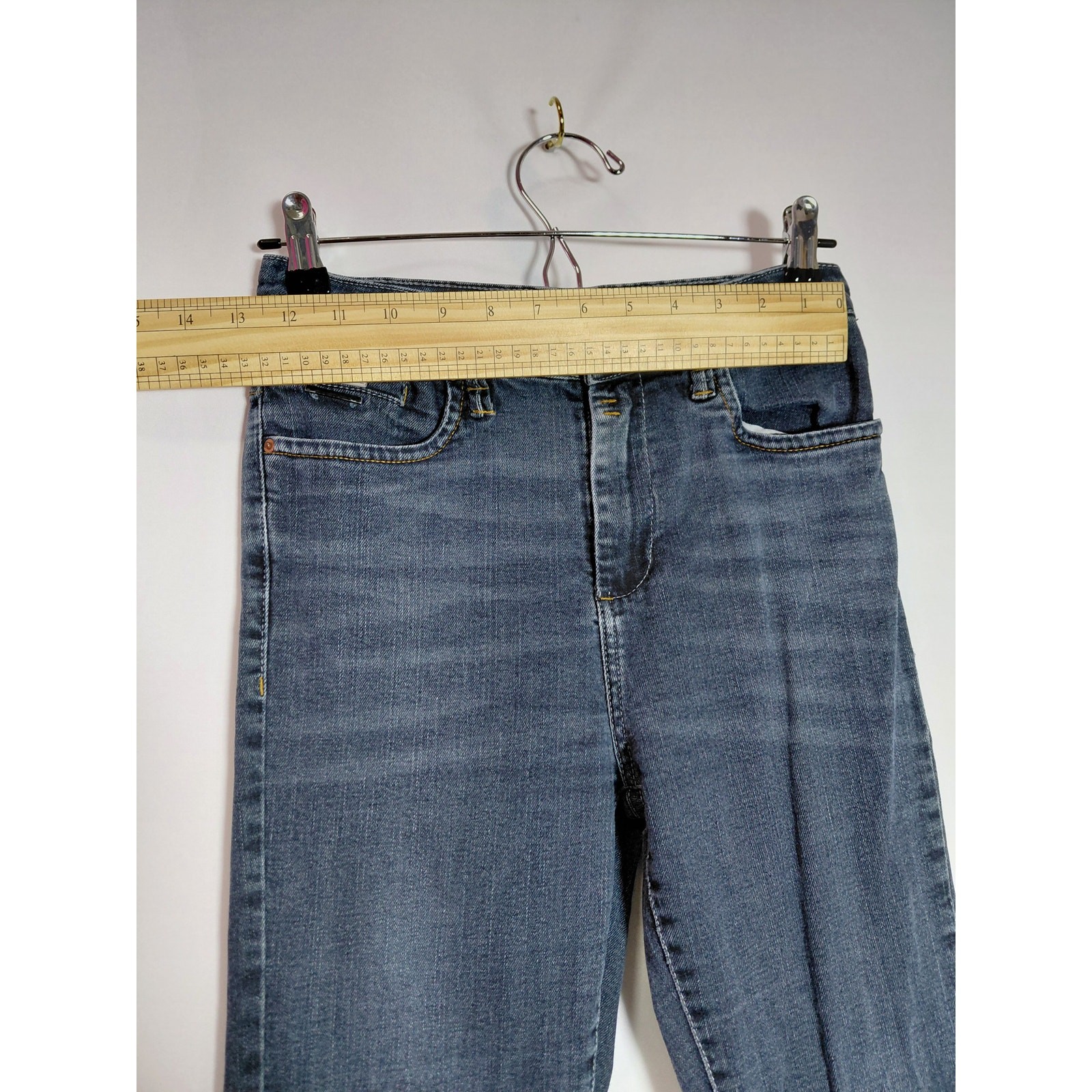 Animale Flare Jeans Dark Wash Mid (10-12 in) Regular Denim Women Size 36