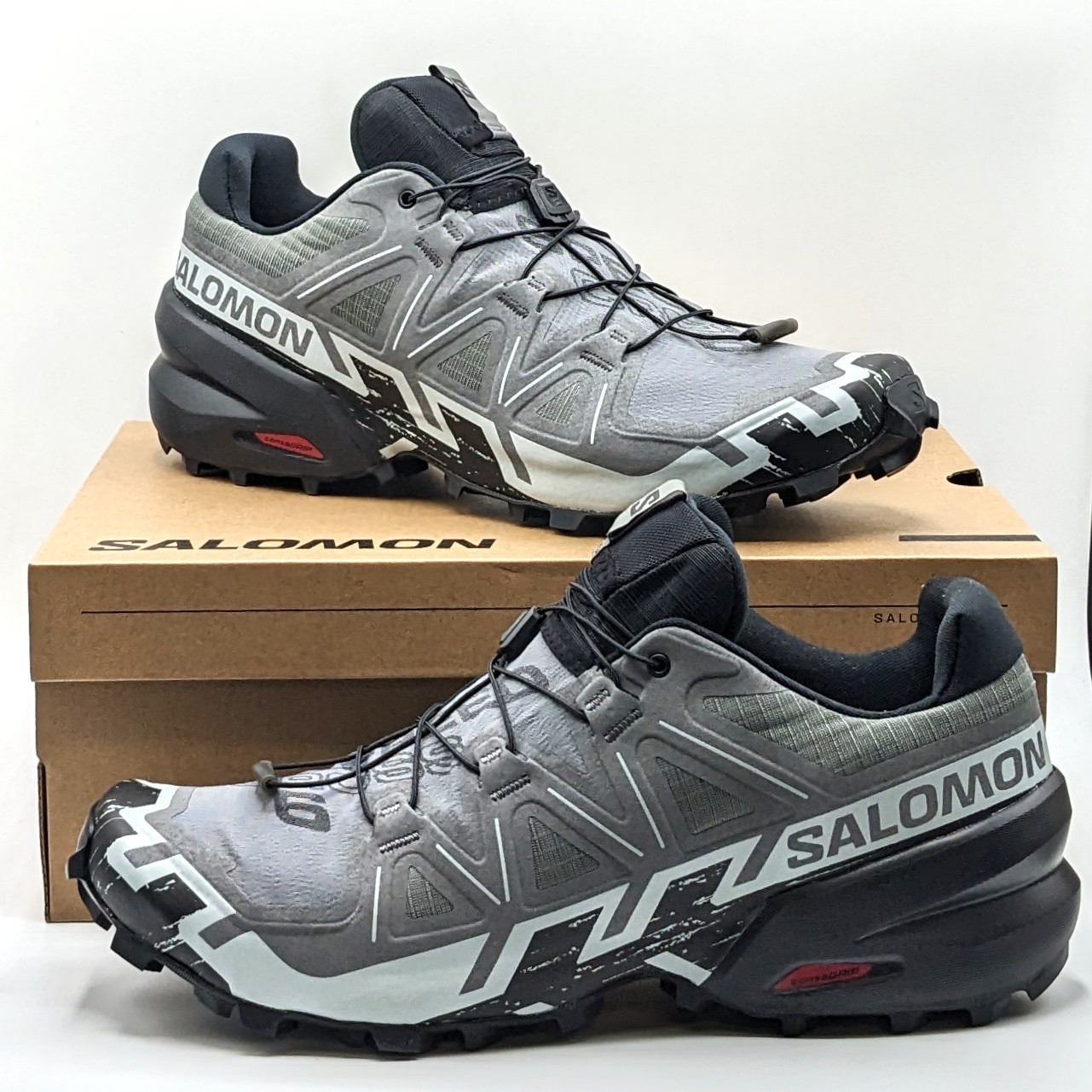 Salomon “Speedcross 6” Men’s Moderate Terrain Running Shoe [Quiet Shade] – NEW
