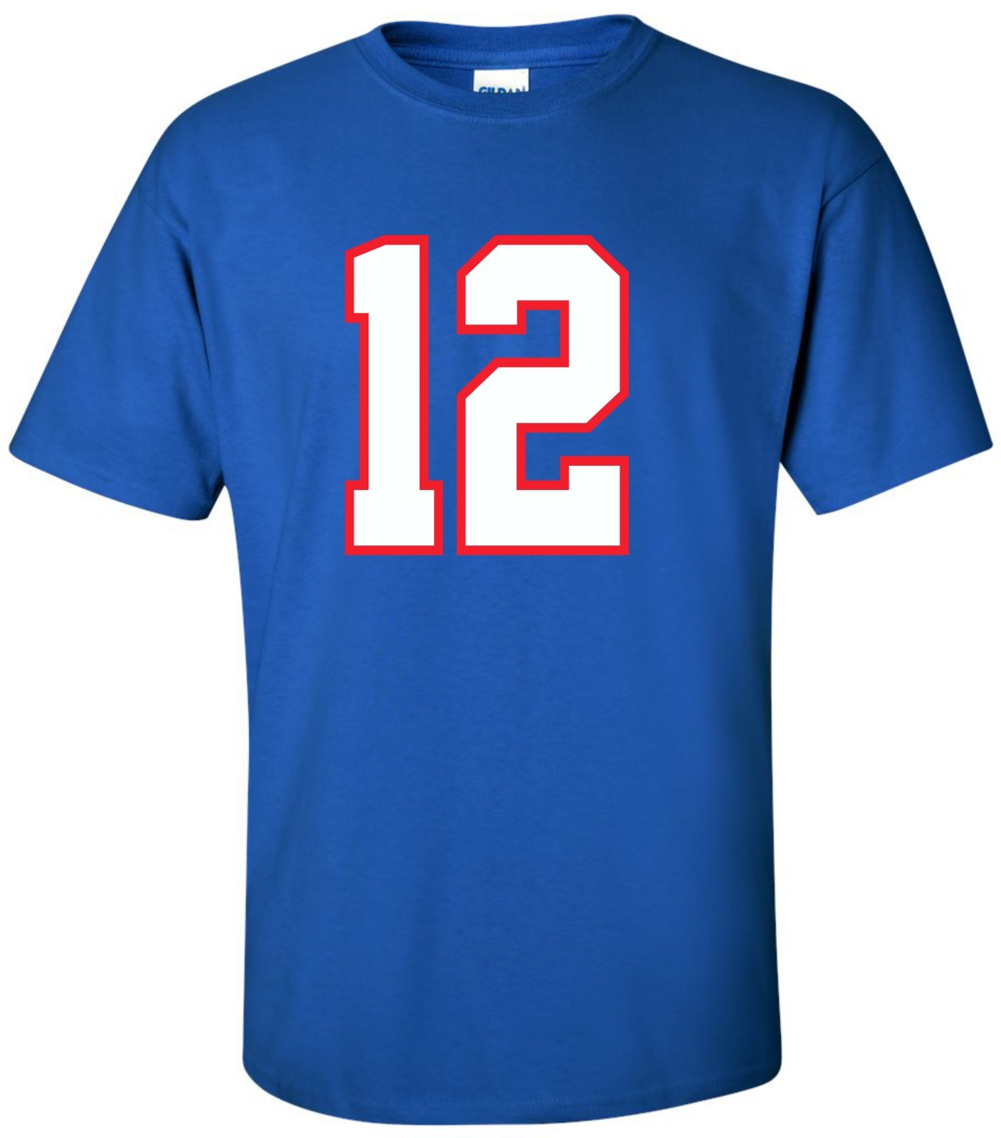 Custom “ANY Number” T-Shirt 2 Color # football hockey lacrosse basketball league