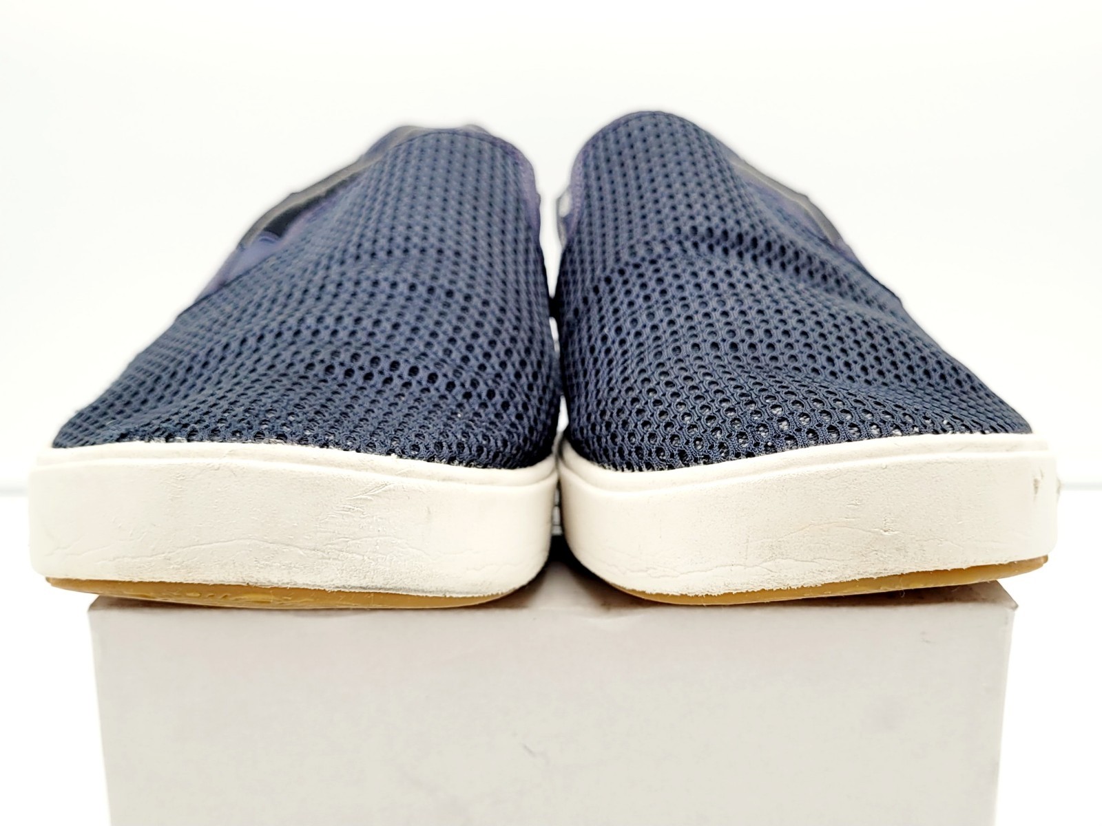 OluKai Lae’ahi Shoes Mens Size 14 Blue Mesh Slip On Casual Comfort Sneakers