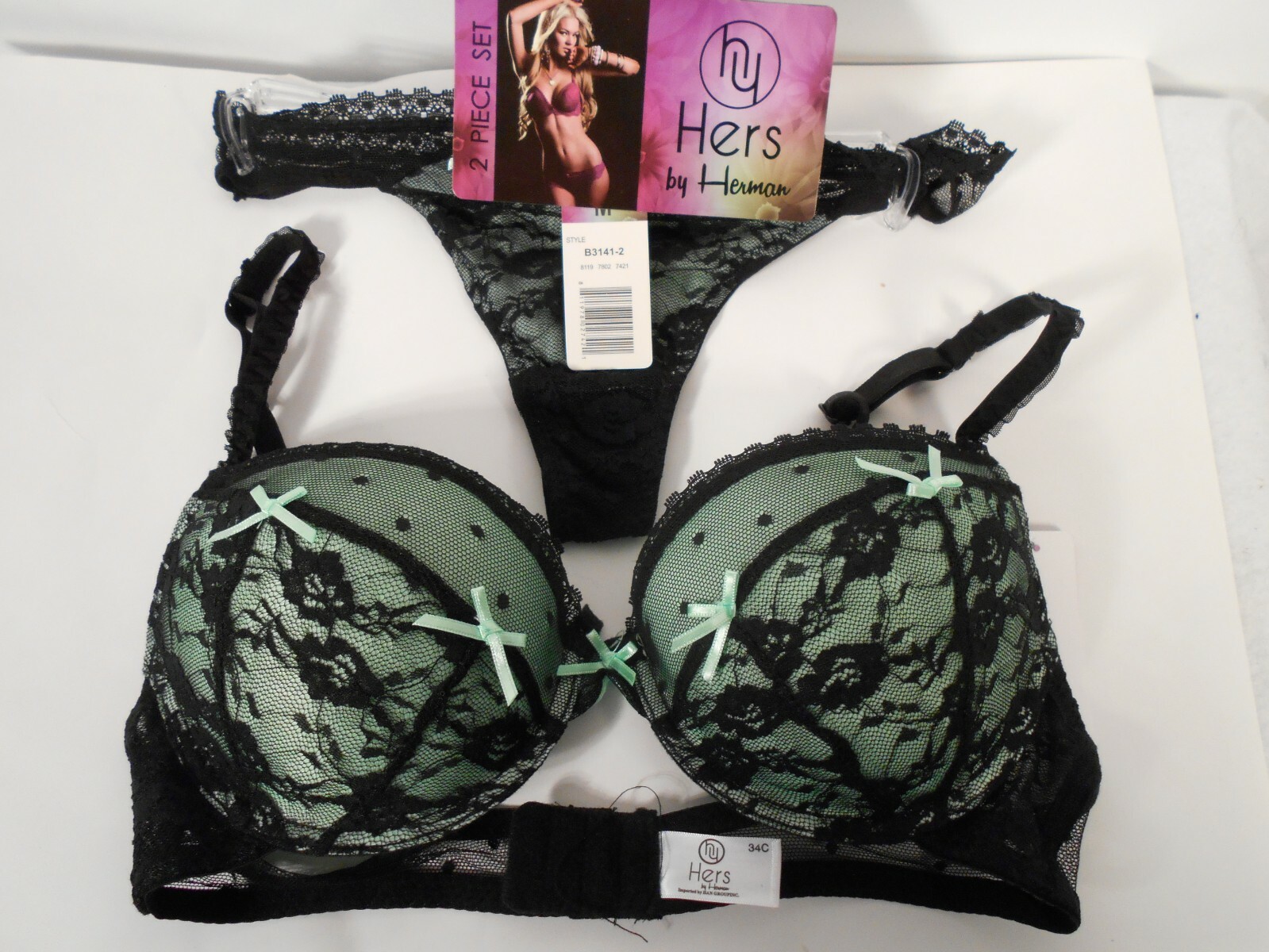 Hers By Herman Bra & Panties Set