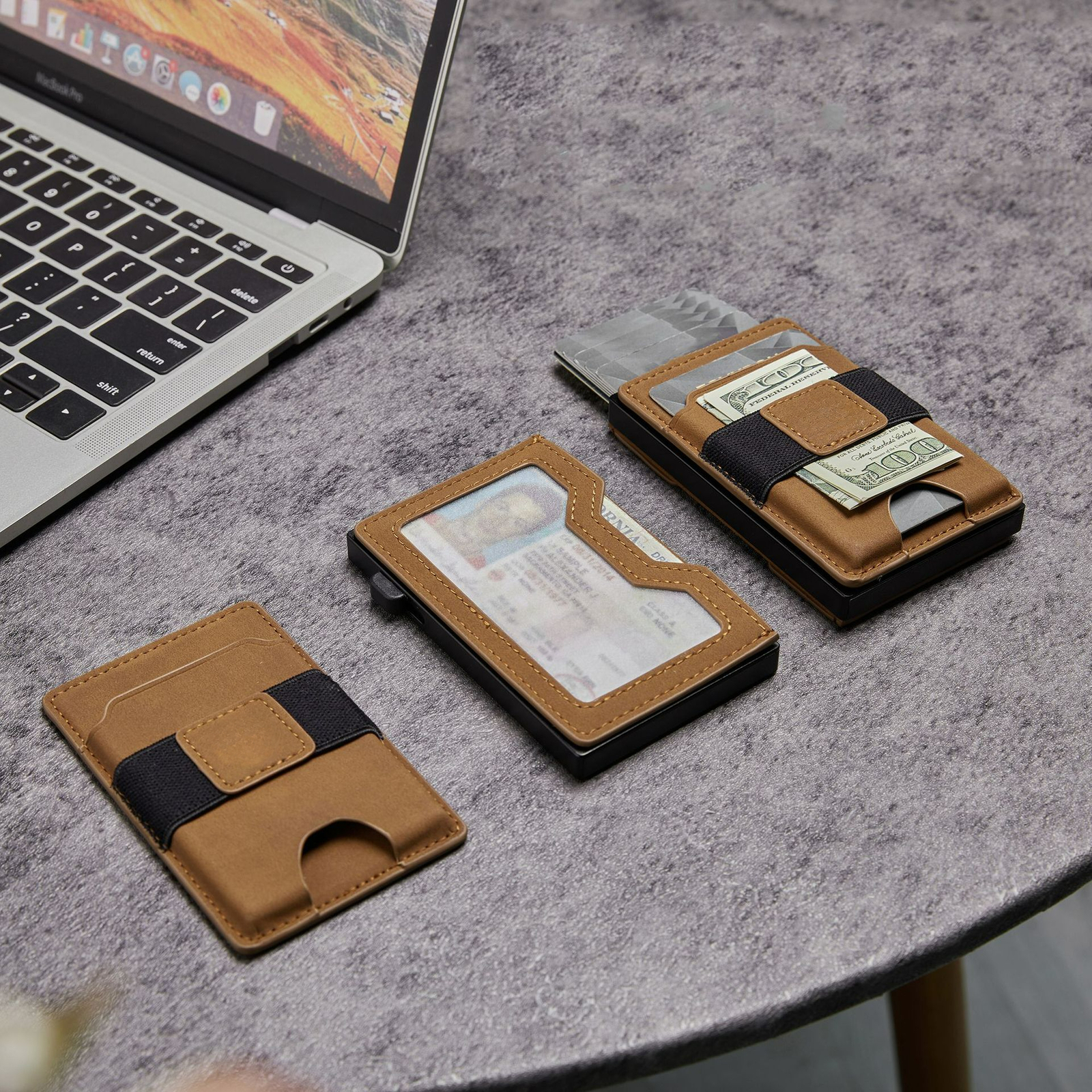 2 in 1 Magsafe Wallet Pop Up Card Holder Magnetic Phone Wallet Minimalist Wallet