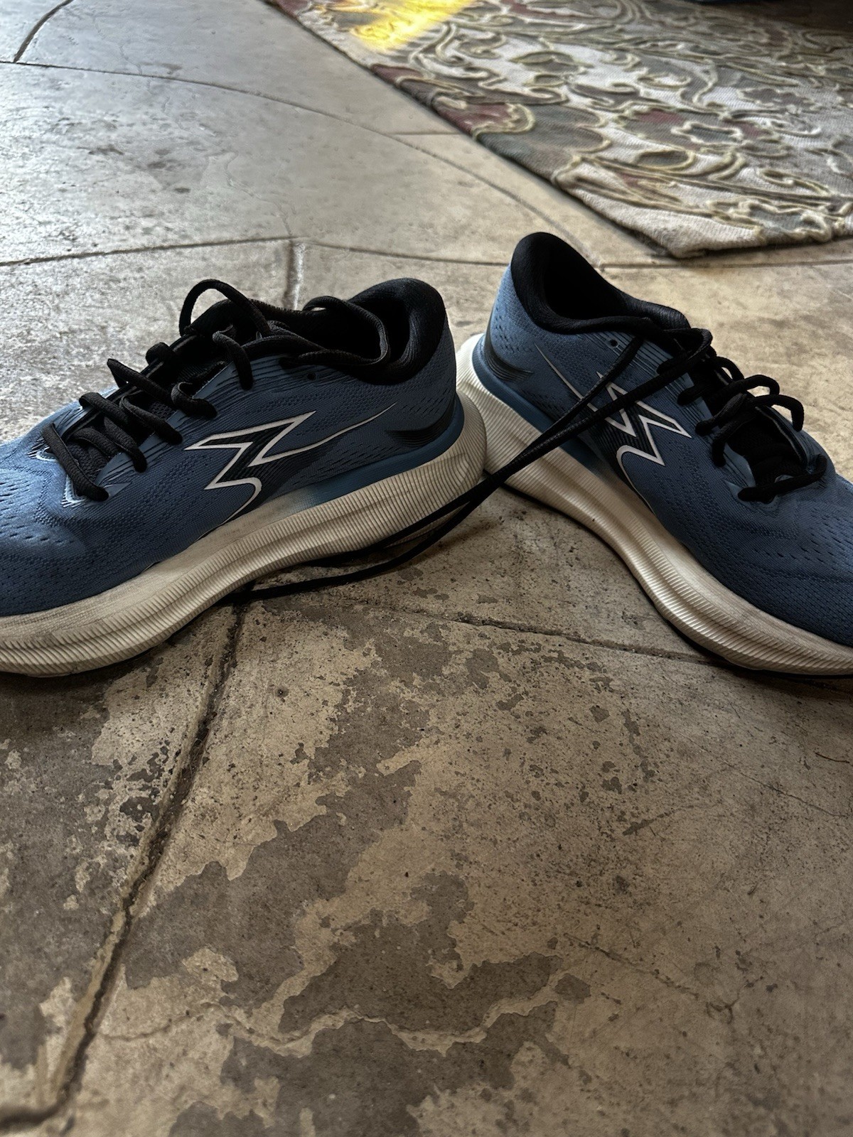 361° eleos Men’s Low Top Lace Up Running & Jogging Sneakers Blue Y2427-6800