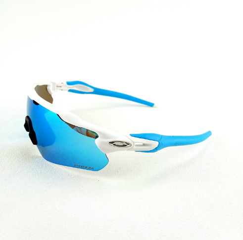 NEW Oakley Radar EV Patn Sunglasses White Frame Blue Prizm Lenses OO9208