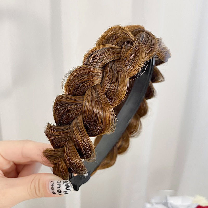 Headband Synthetic Hair Plaited Headband Braid Braided & Teeth Hair Band Beauty