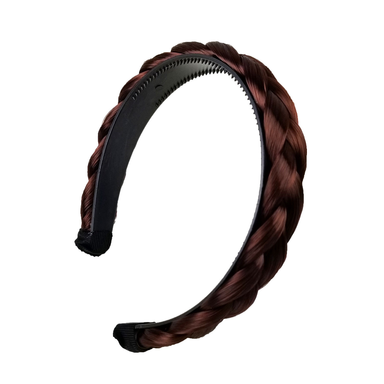 2 pcs Hair Headband Braided Plaited Headband Synthetic Hairband for Women Girls