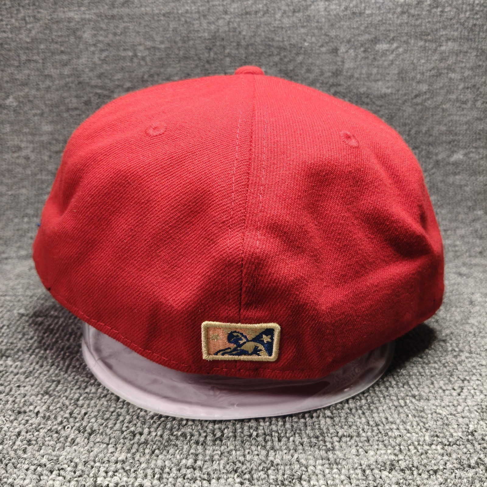 New Era Wilmington Sharks 59FIFTY Fitted Red Flat Brim Hat 7 1 4