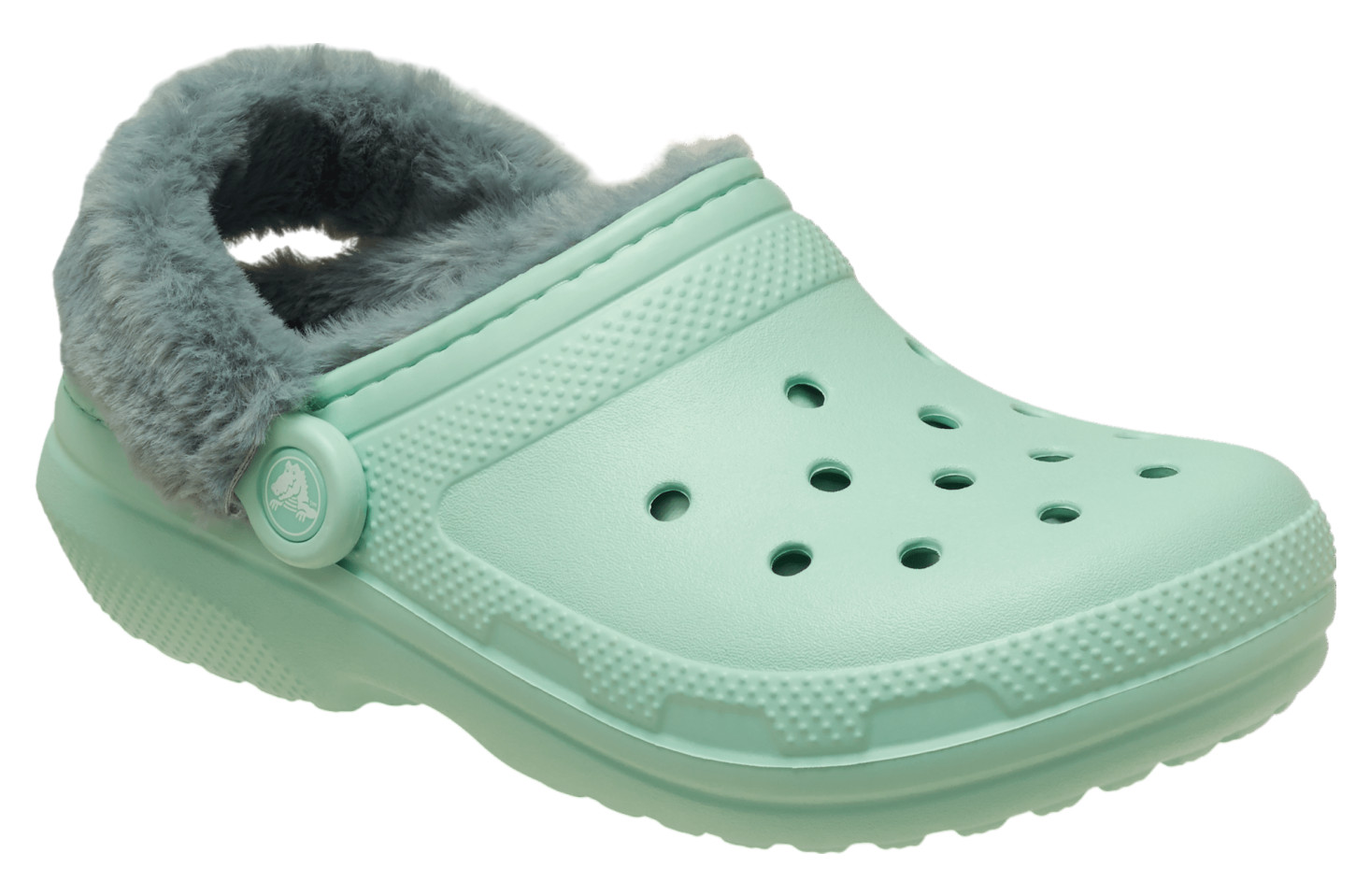 Crocs Classic Fuzz Lined Clog Spearmint – Men 4 / Women 6 – 211043-3YD