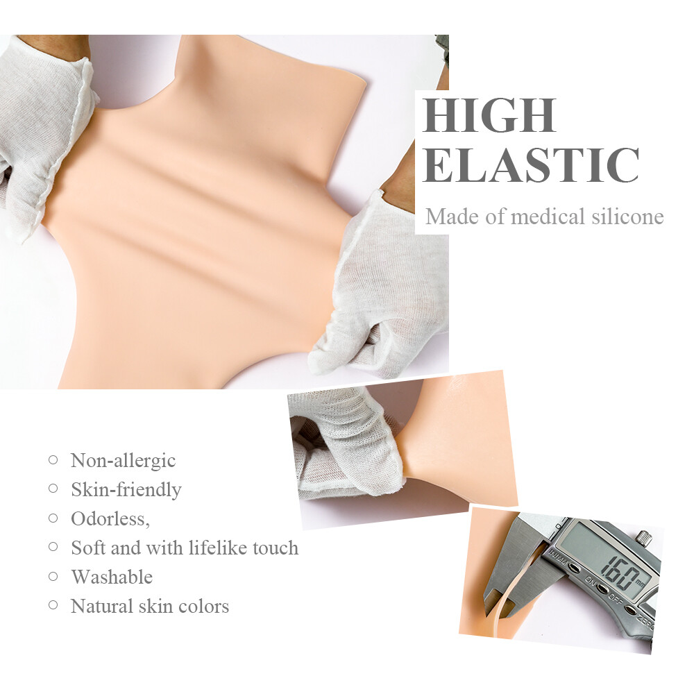 Realistic Silicone Glove Hand Skin Cover Scars Hand Sleeve Cosplay Crossdresser