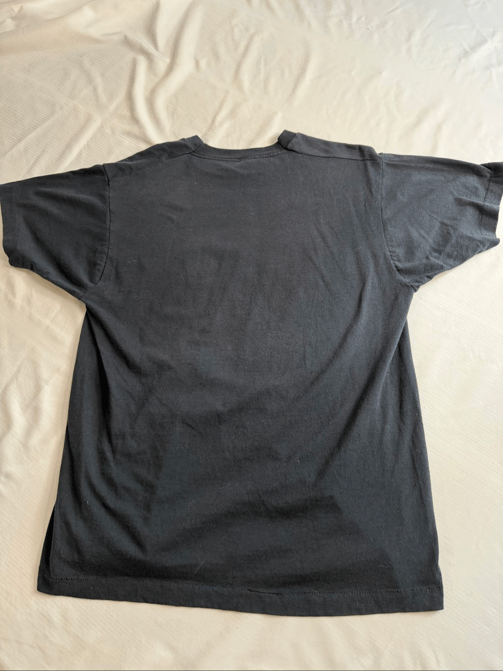 Rare 1980s Ramones Logo Screen Stars T-Shirt Richie Ramone Faded Black Large