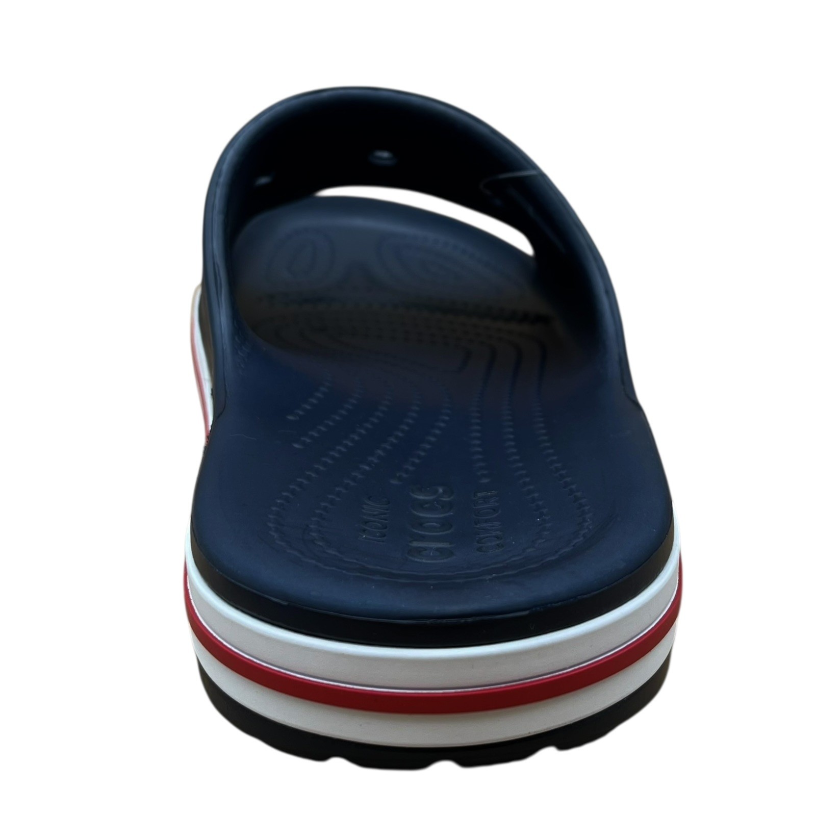 Crocs Bayaband Mens Slide Sandals Size 9 Navy Blue Water Friendly Lightweight