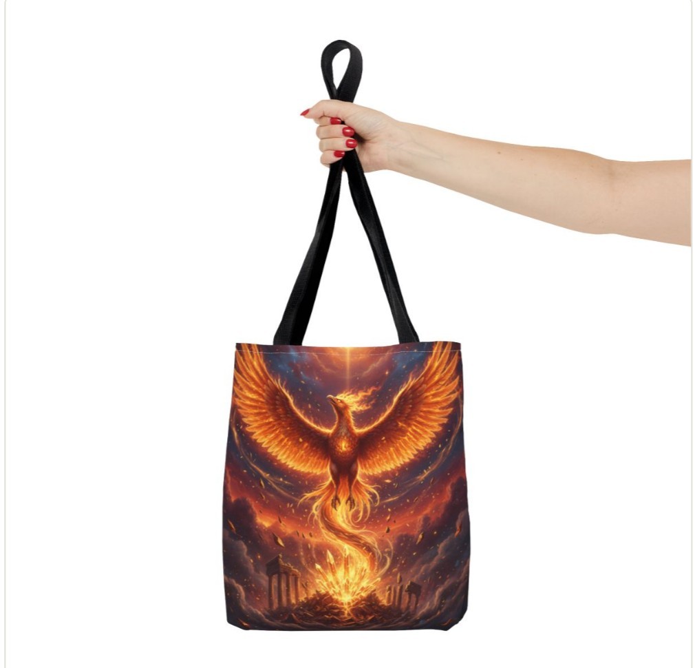 Tote Bag AOP Phoenix Rising