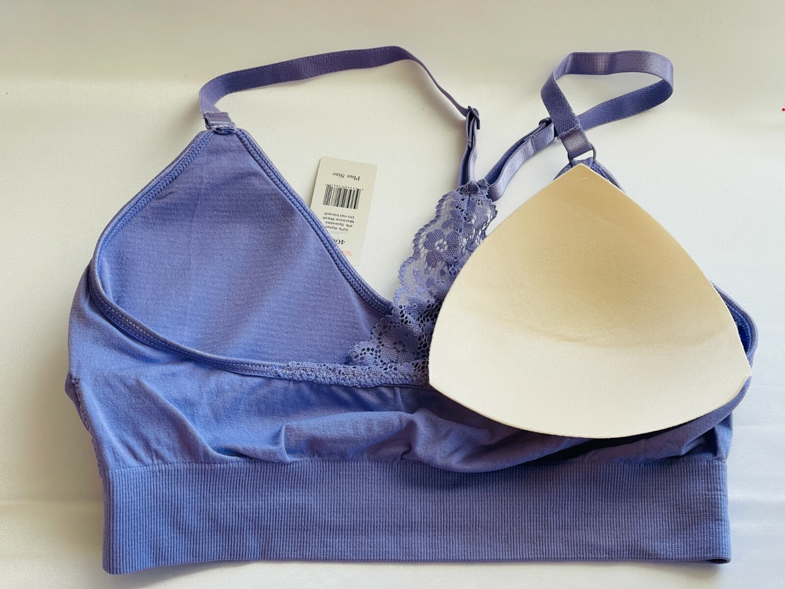 3 Bra 6 Sport Bras Yoga Active Wear Workout Seamless TOP Lace Racer Back Sz S-XL