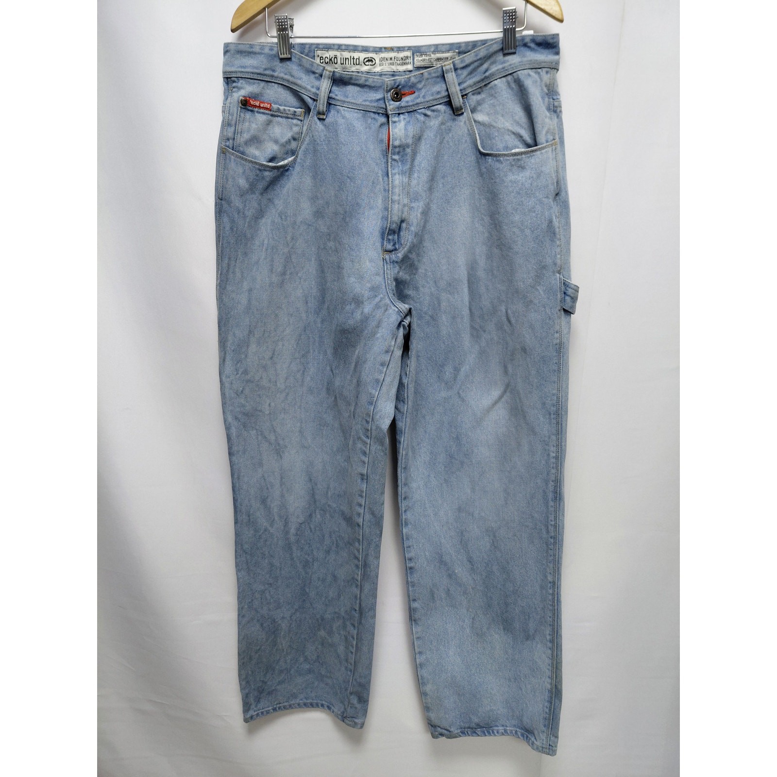 Ecko Unlimited Denim Jeans Light Wash Mid (10-12 in) Relaxed Men Size 34
