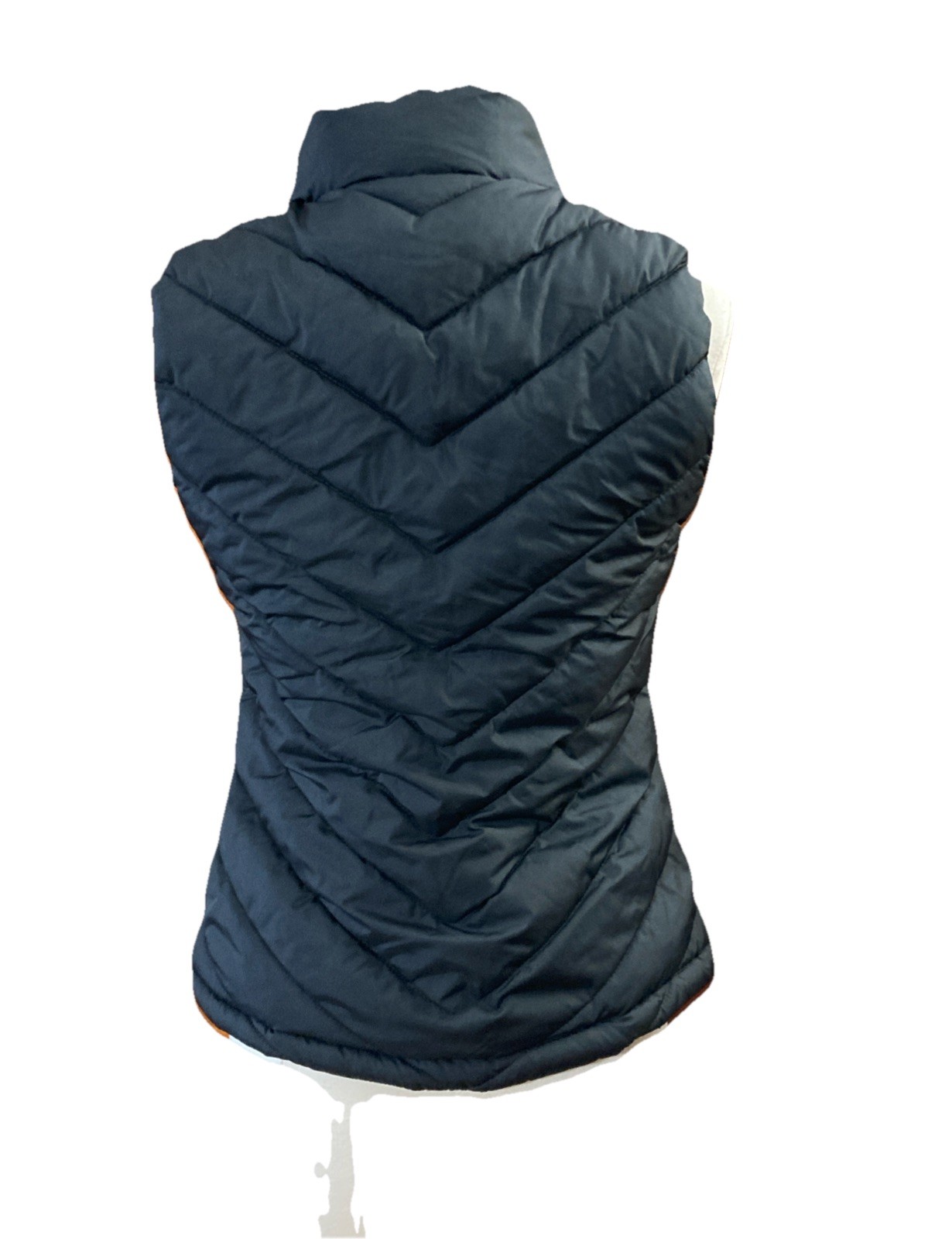GAP Womens Puffer Vest Jacket Sz XS New Black Quilted Insulated Pockets Outdoor