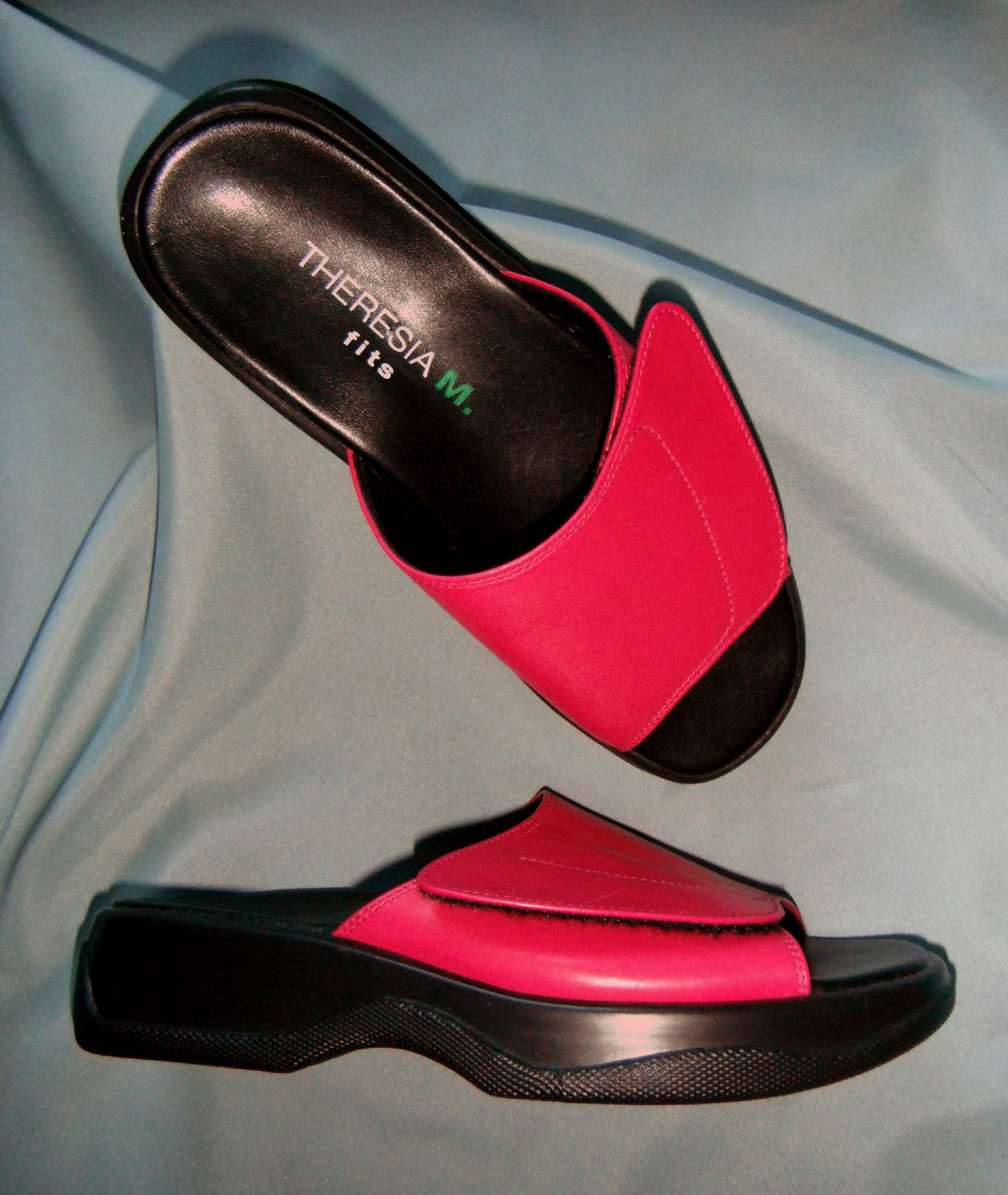 THERESIA M BY NAOT FUCHSIA SLIDE SANDALS, NWOB, US SIZE 5 1/2 – 6