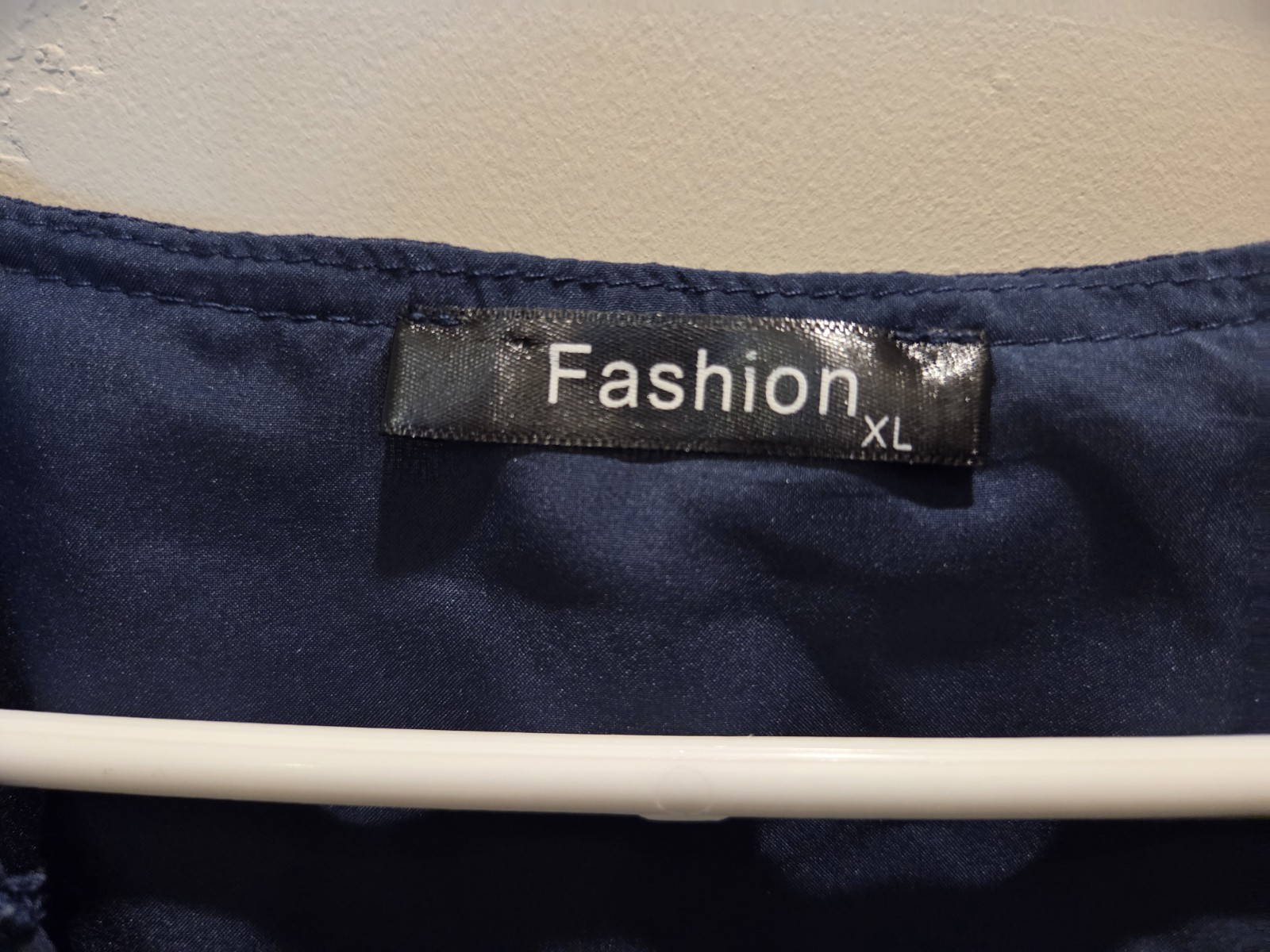 Fashion Women’s Dress Wrap Midi Navy Blue XL Contemporary Minimalist Chic-00111