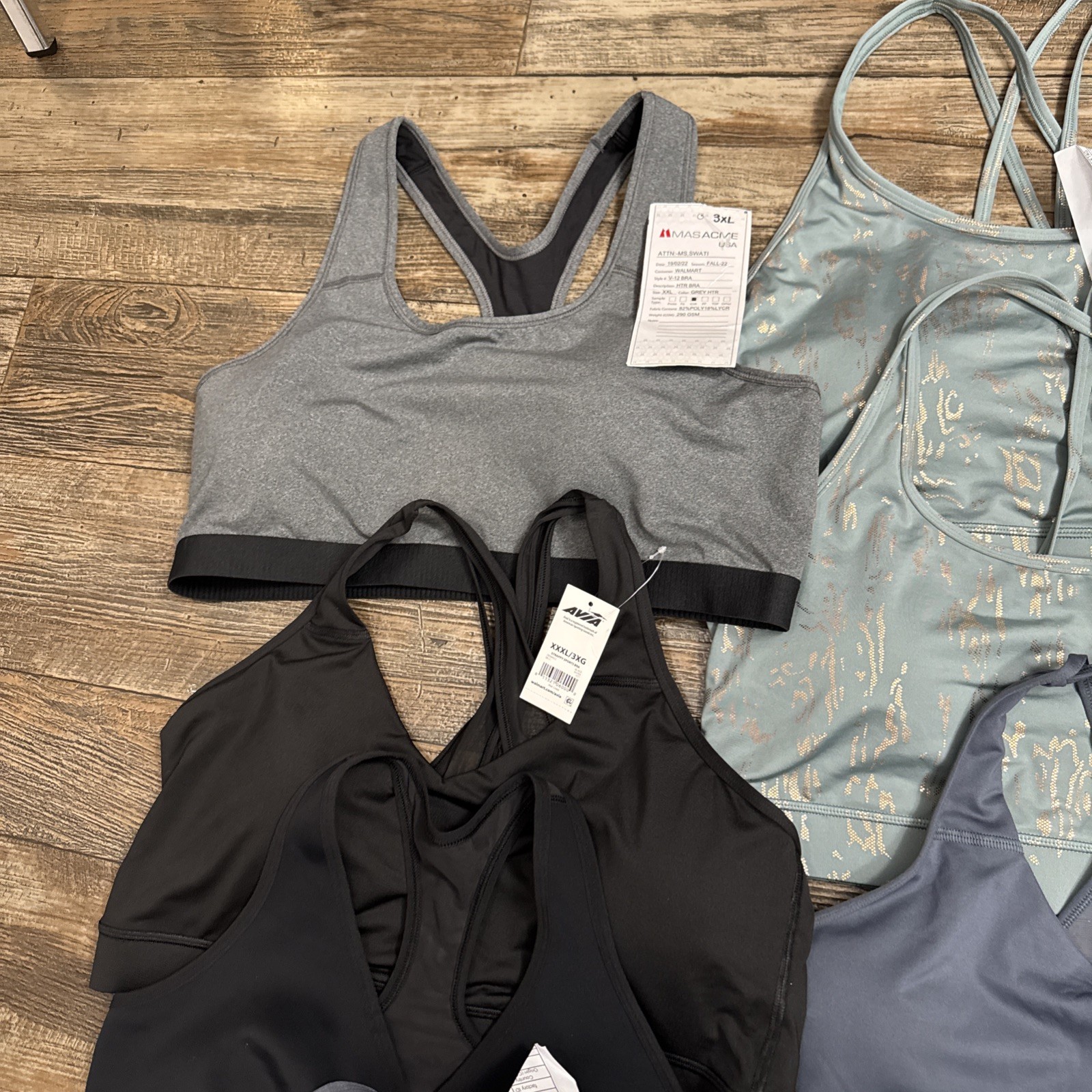 AVIA Xxxxl To L Women’s Assorted S Clothing Lot 13 Athletic Legging Sport Bra